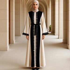 nurhaya middle eastern lace abaya – gouhua hollow out (s–3xl)