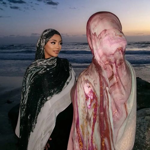 premium printed hijab headscarf soft breathable hijab muslim women