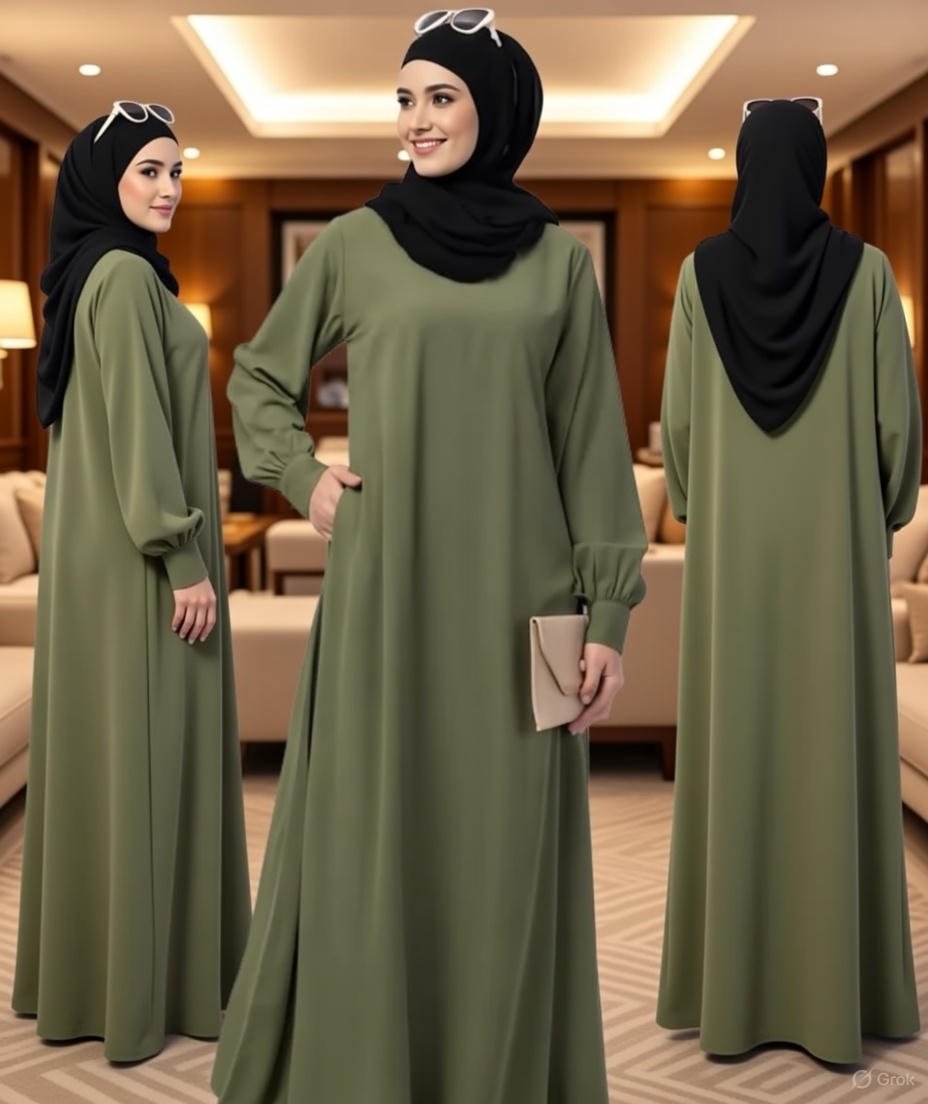 nurhaya elegante unter abaya – pistazie (s–xxl) nurhaya elegante unter abaya – pistazie (s–xxl)
