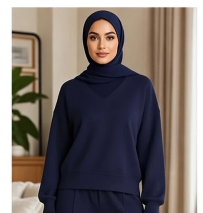 nurhayas zweiteiler set: lässiger streetwear look in uni farben nurhayas zweiteiler set: lässiger streetwear look in uni farben