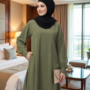 nurhaya elegante unter abaya – pistazie (s–xxl)